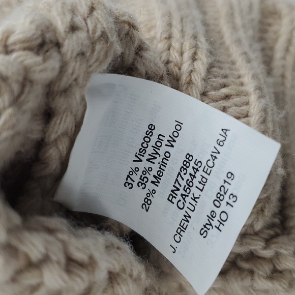 J. Crew Beaded Accent Wool Blend Sweater Small - Picture 7 of 16